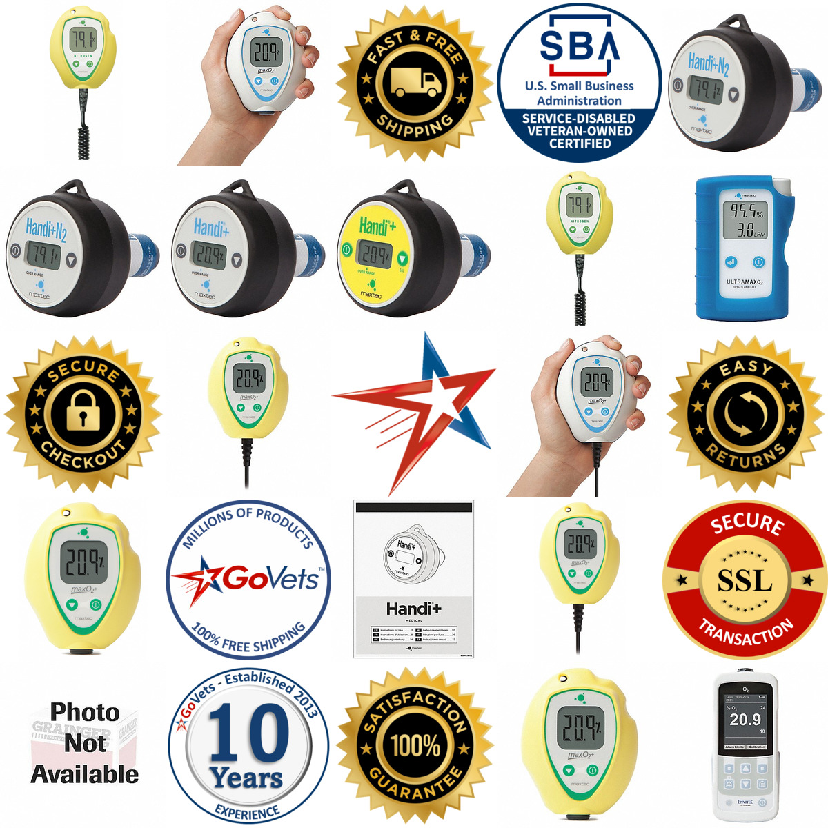 A selection of Oxygen and Nitrogen Analyzers products on GoVets
