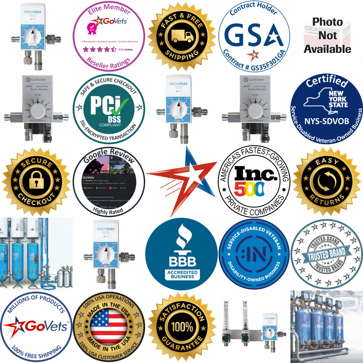 A selection of Air Oxygen Mixers and Blenders products on GoVets