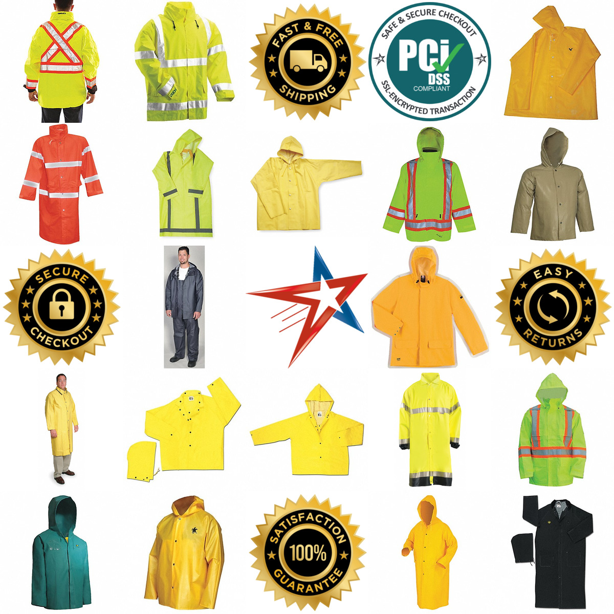 A selection of Rain Jackets and Coats products on GoVets