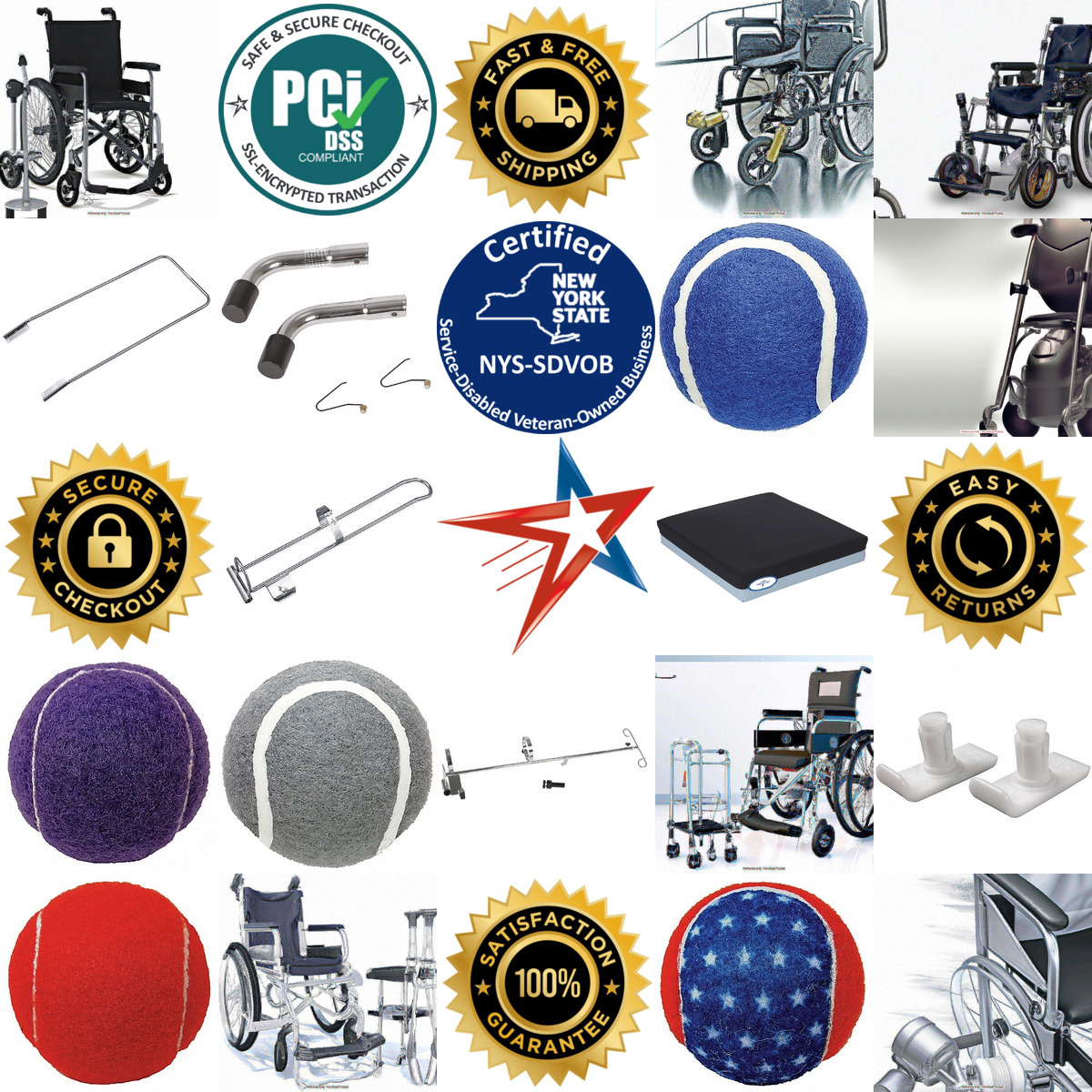A selection of Wheelchair and Walker Accessories products on GoVets