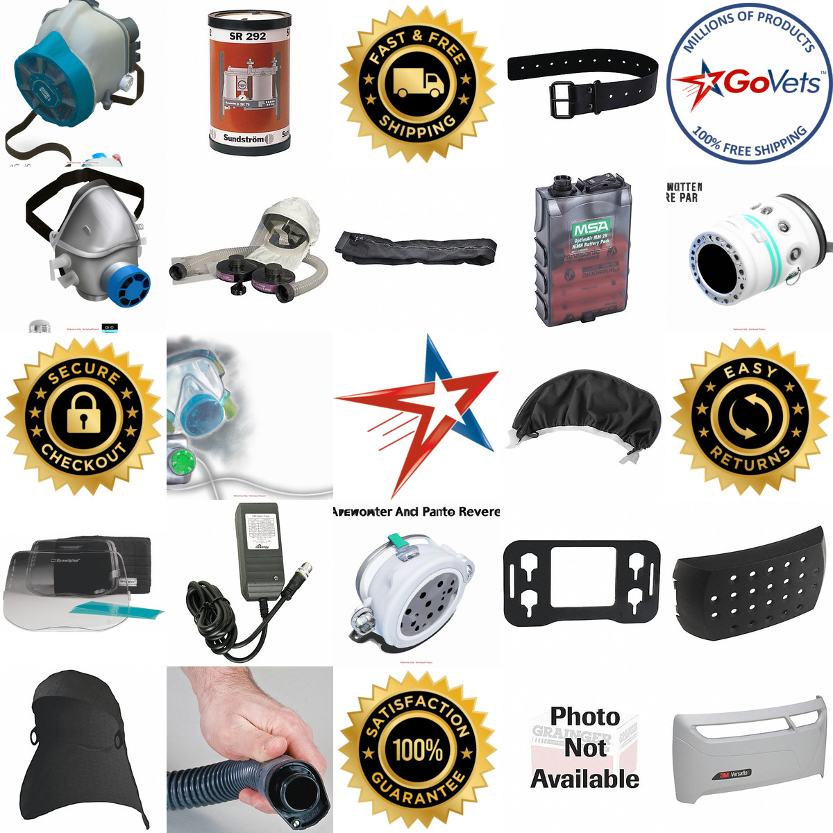 A selection of Powered Air Purifying Respirator Accessories products on GoVets