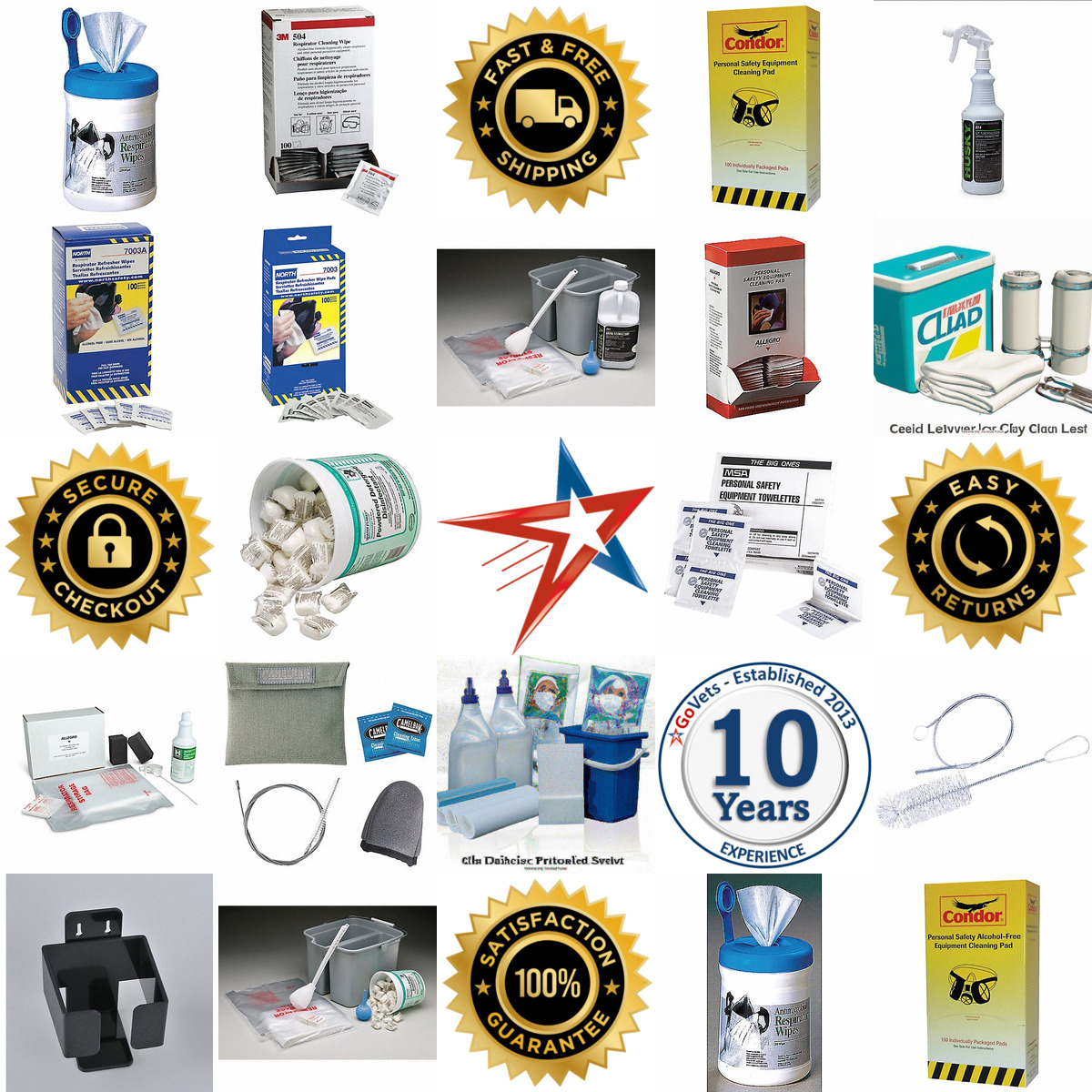 A selection of Respiratory Cleaning Kits and Wipes products on GoVets