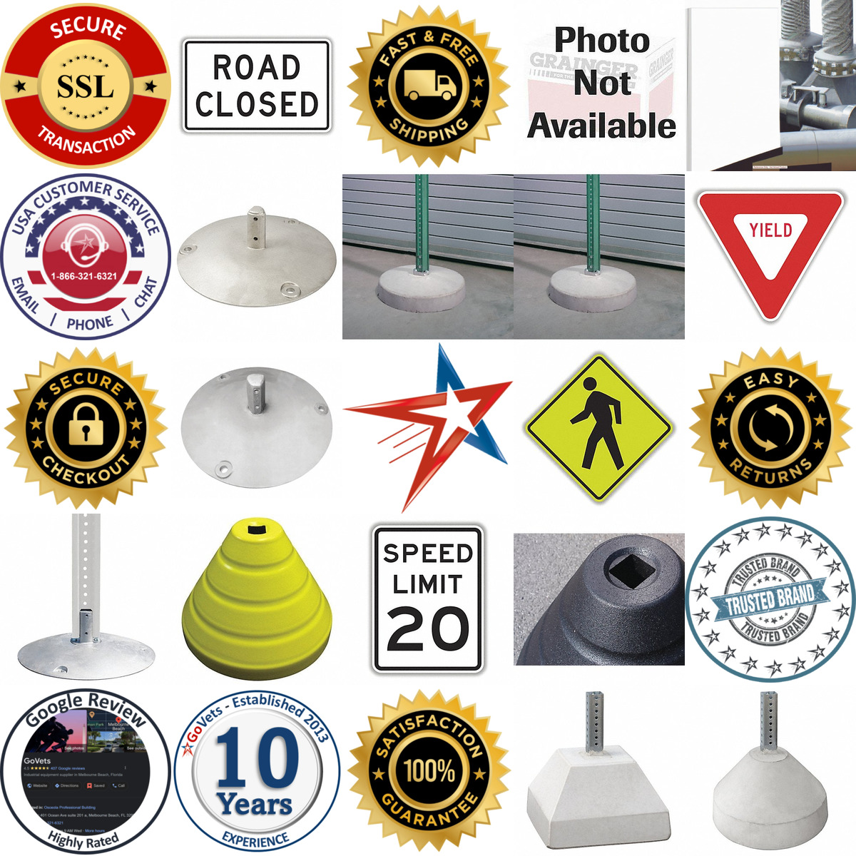 A selection of Sign Bases products on GoVets