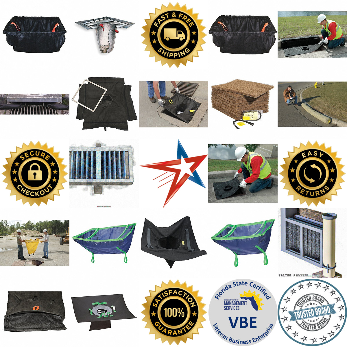 A selection of Storm Drain Filters products on GoVets