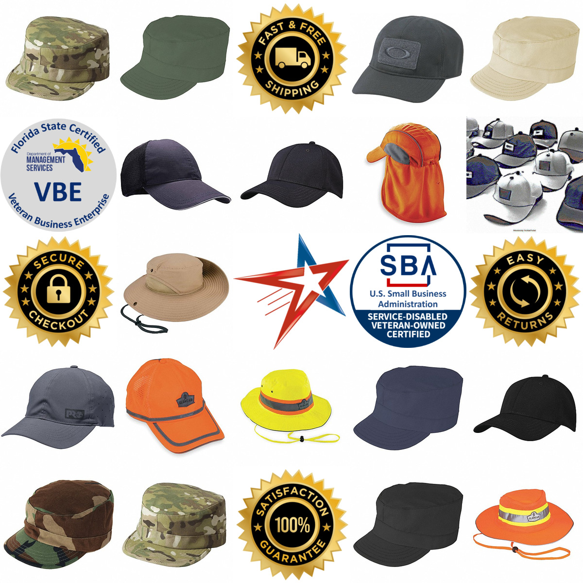A selection of Baseball Hats Sun Hats and Visors products on GoVets