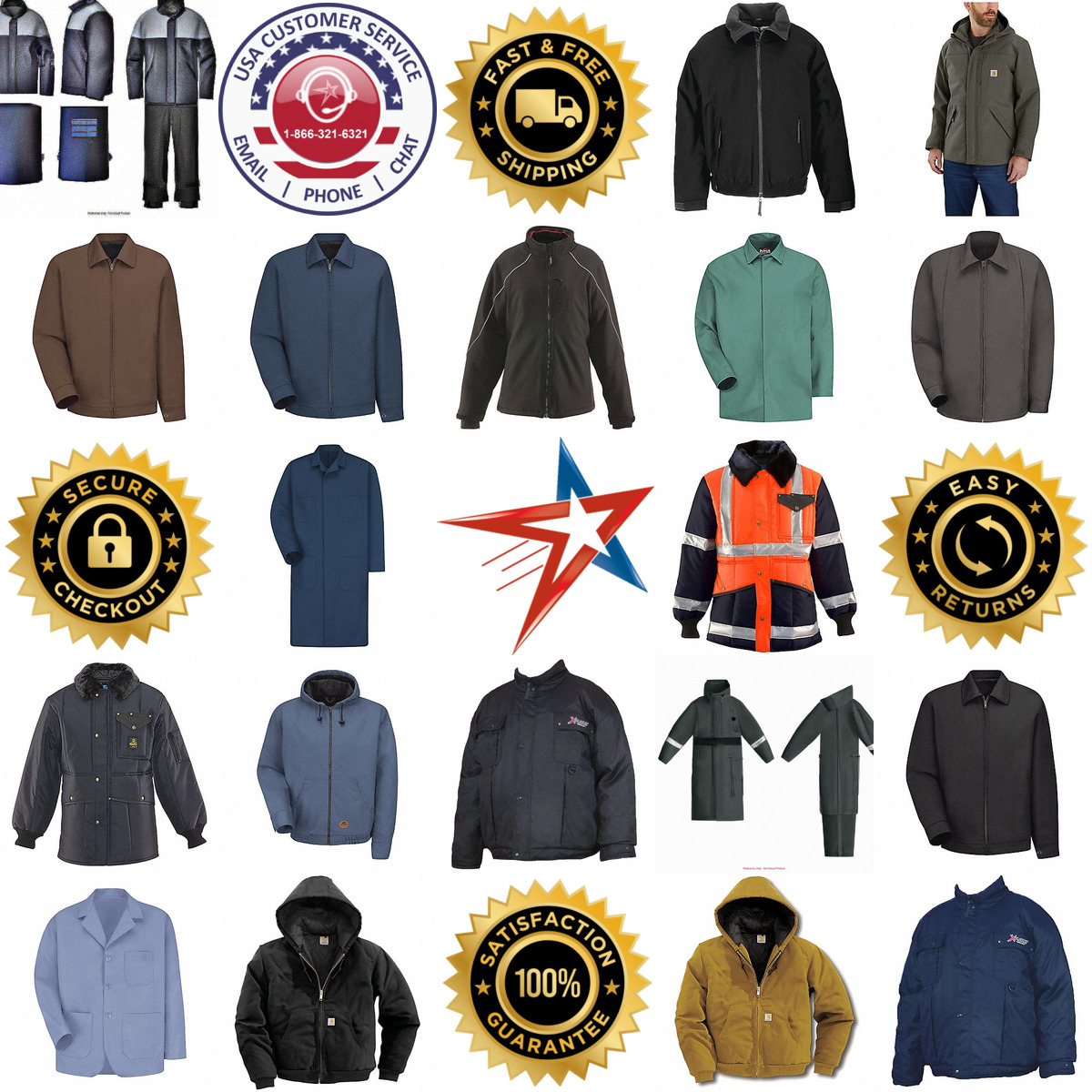 A selection of Jackets and Coats products on GoVets