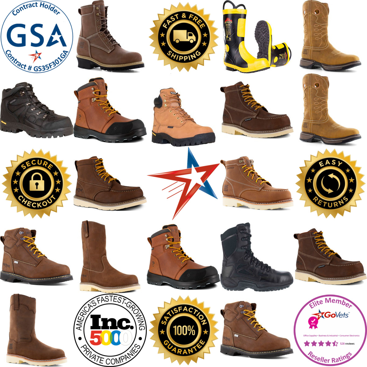 A selection of Work Boots products on GoVets