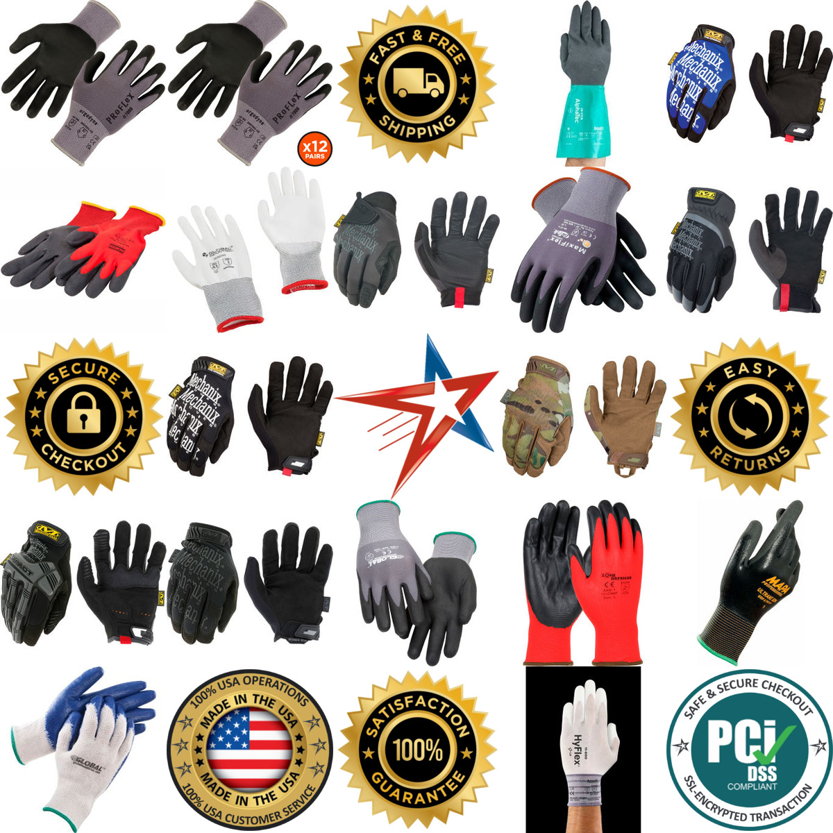 Millions of Products A selection of Coated Gloves products on GoVets