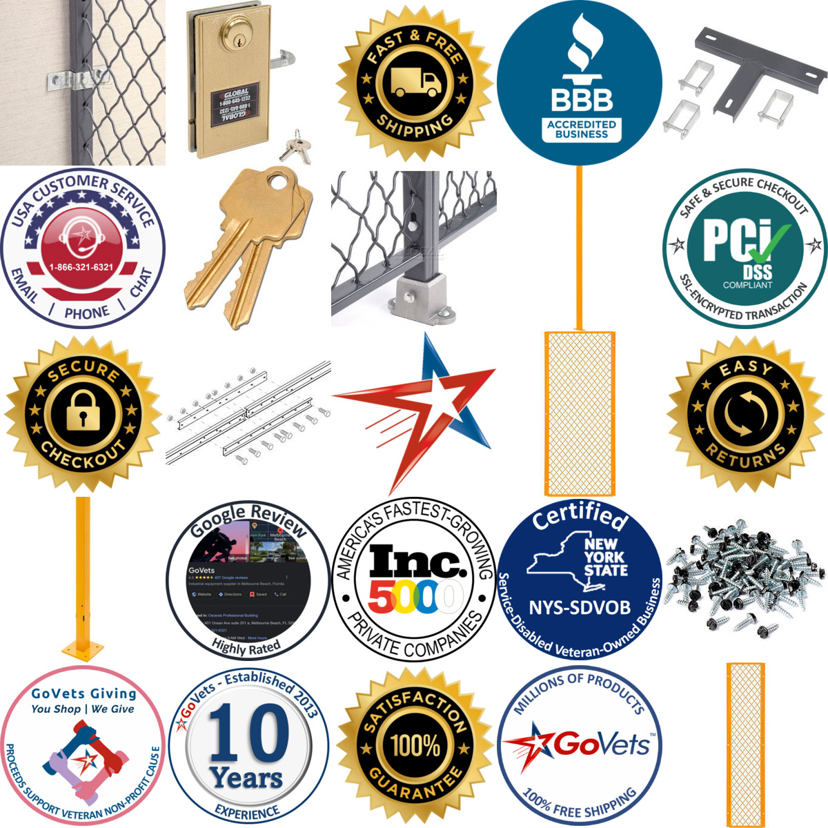 Millions of Products A selection of Wire Machine Guards products on GoVets