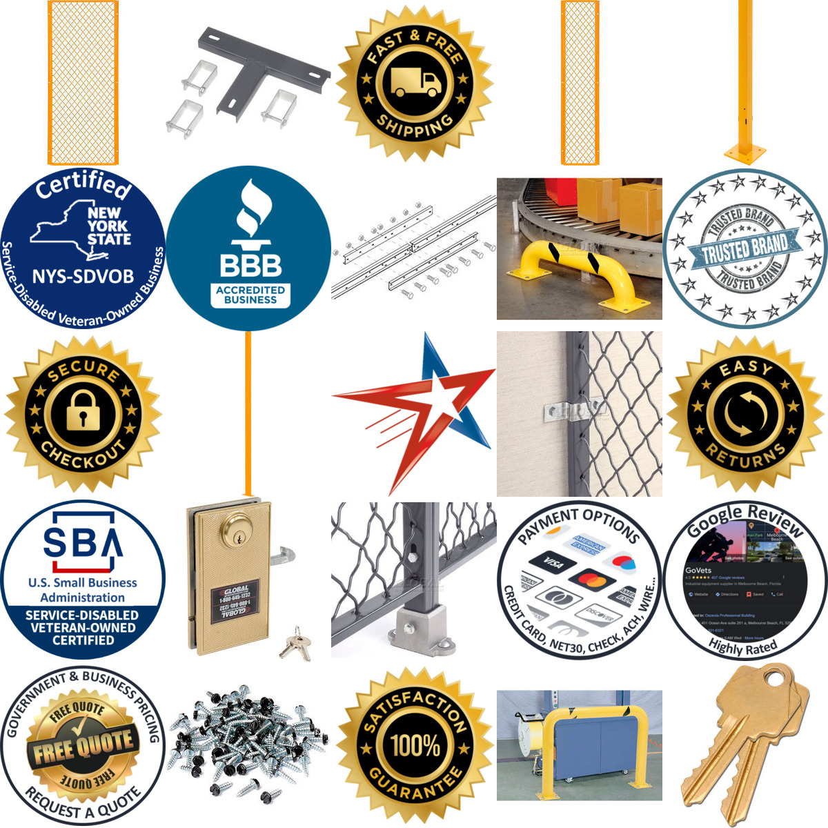 Millions of Products A selection of Machine Guards and Panels products on GoVets