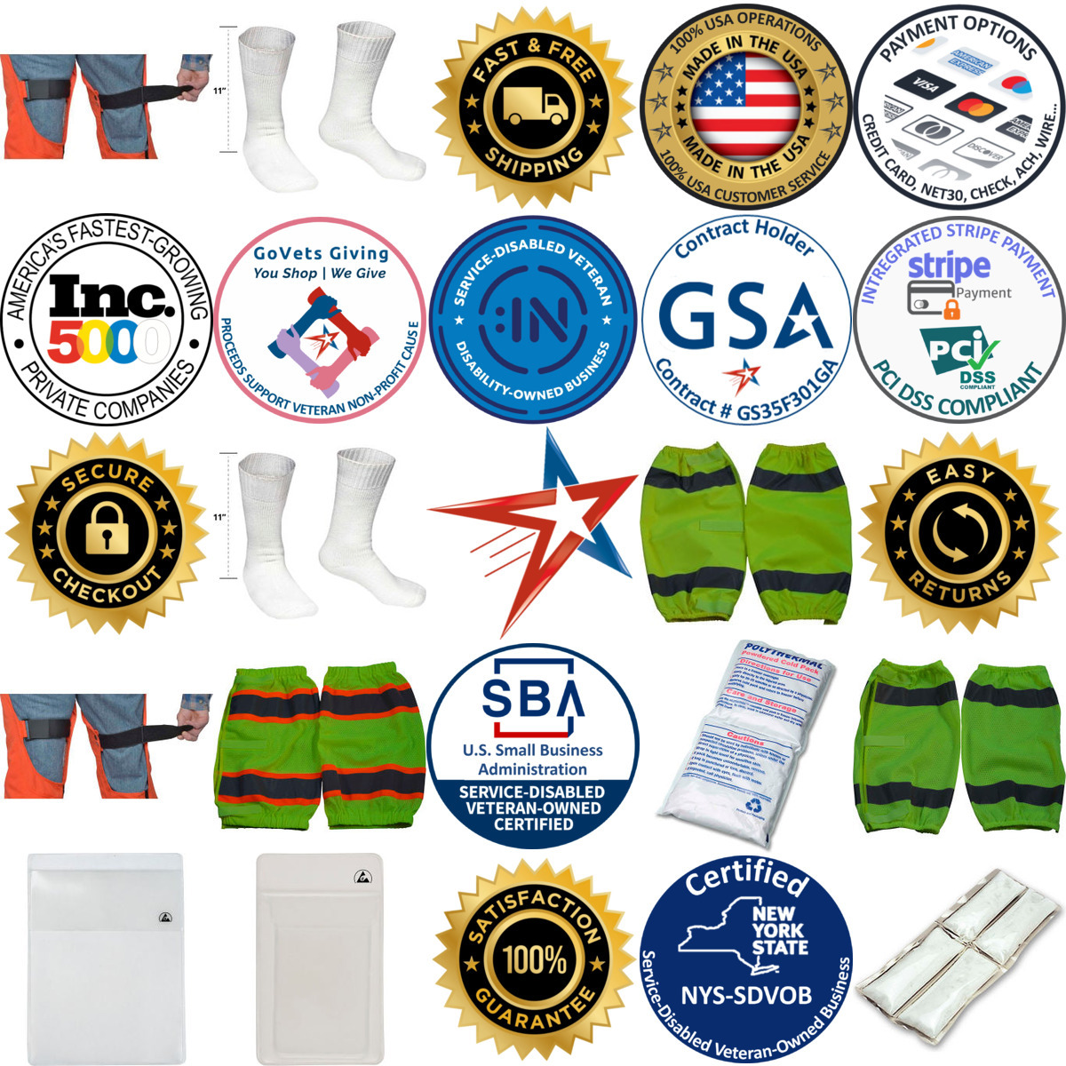 Millions of Products A selection of Protective Clothing Accessories products on GoVets