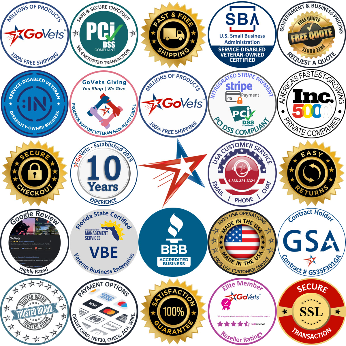 Millions of Products A selection of Safety Can Accessories products on GoVets