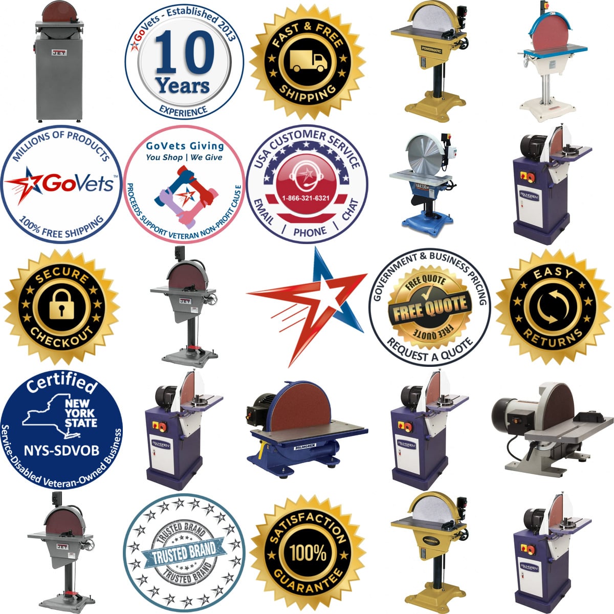 A selection of Disc Sanding Machines products on GoVets