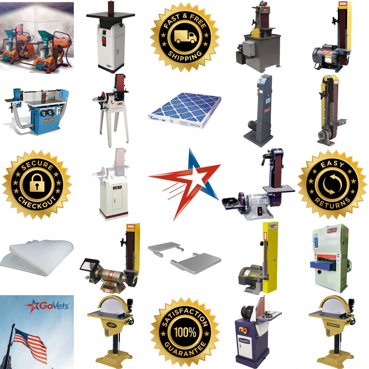 A selection of Sanding Machines products on GoVets