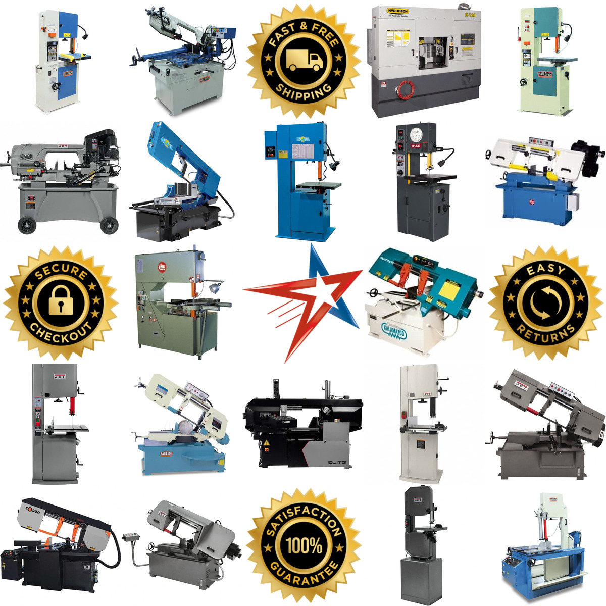 A selection of Bandsaws products on GoVets