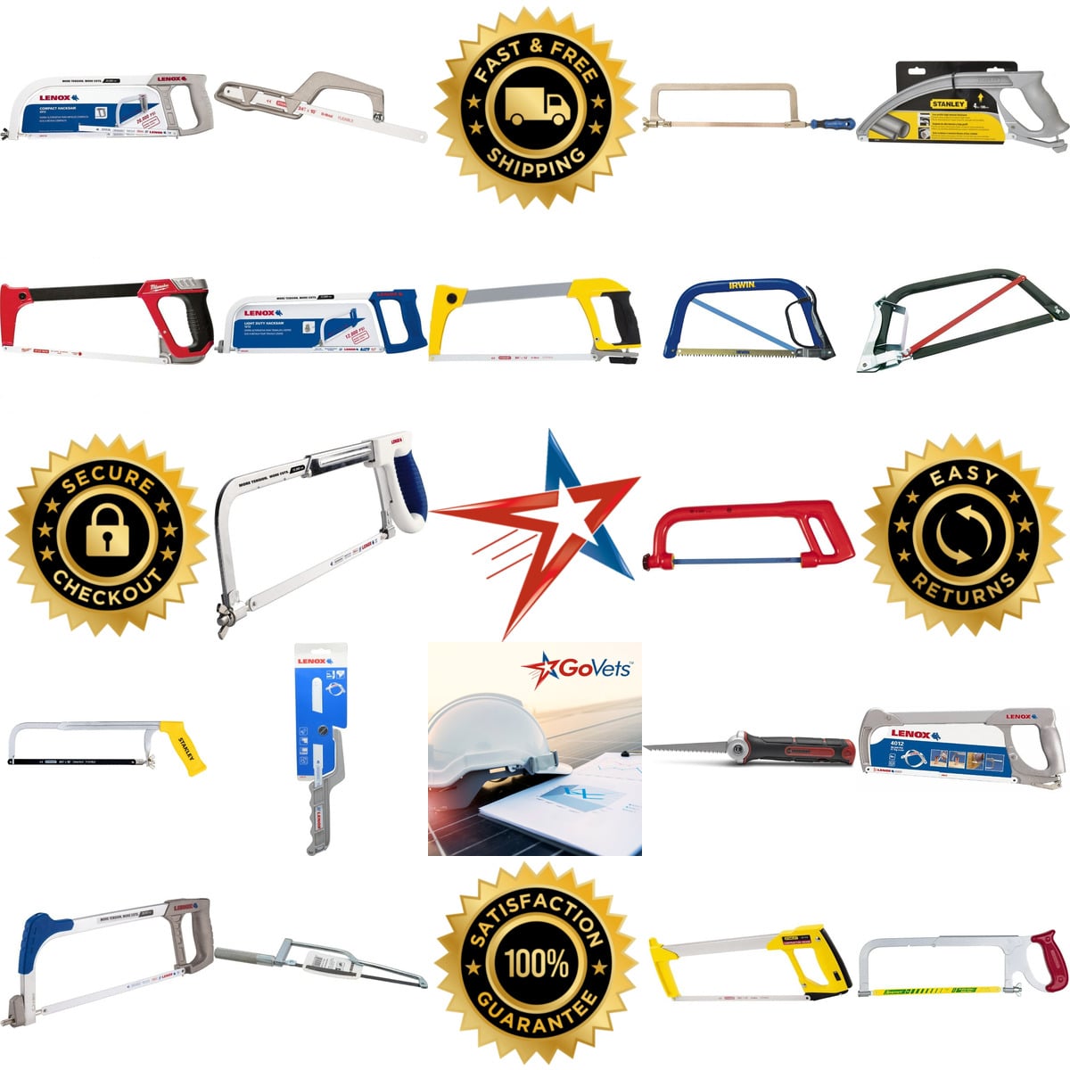A selection of Hacksaws products on GoVets