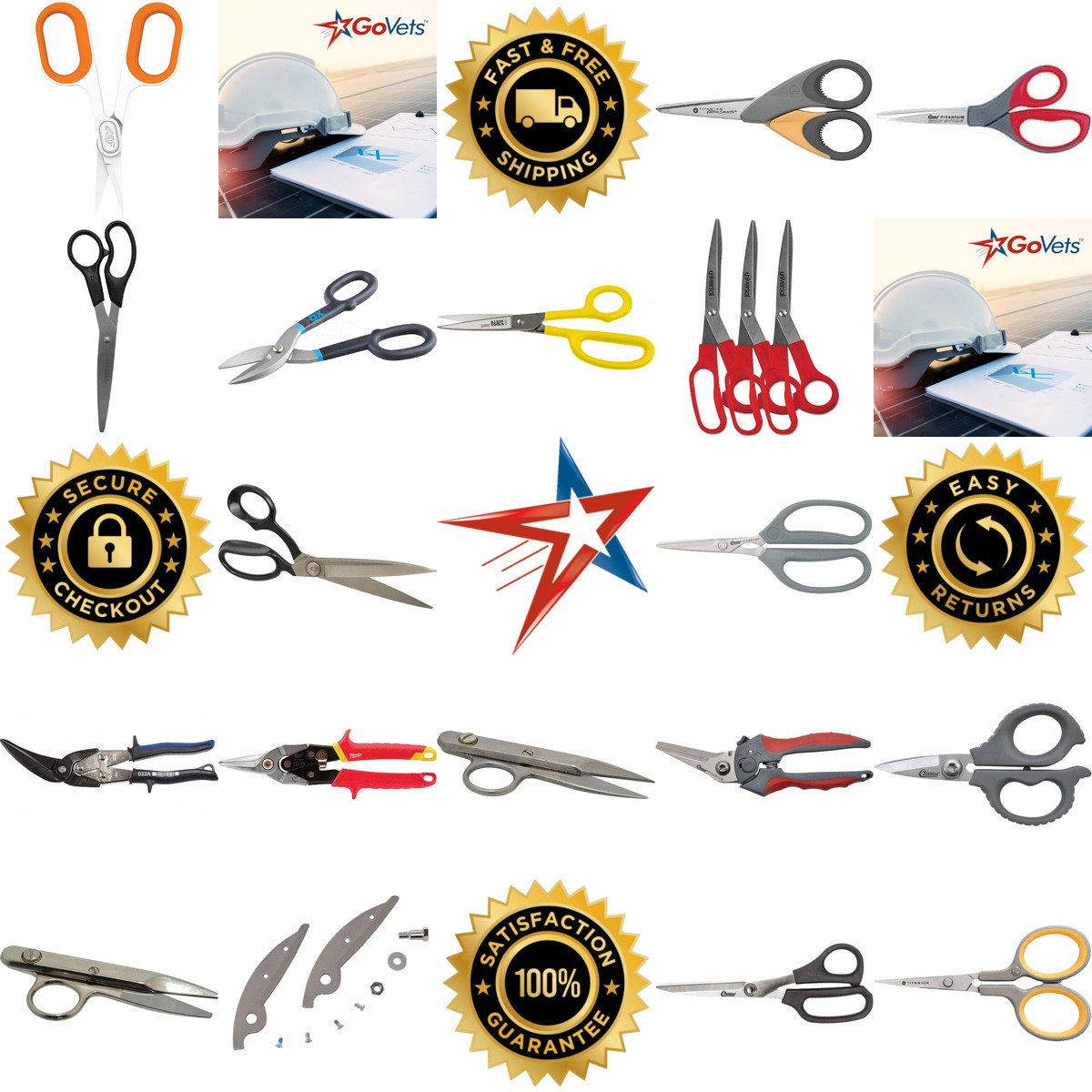 A selection of Snips and Shears products on GoVets