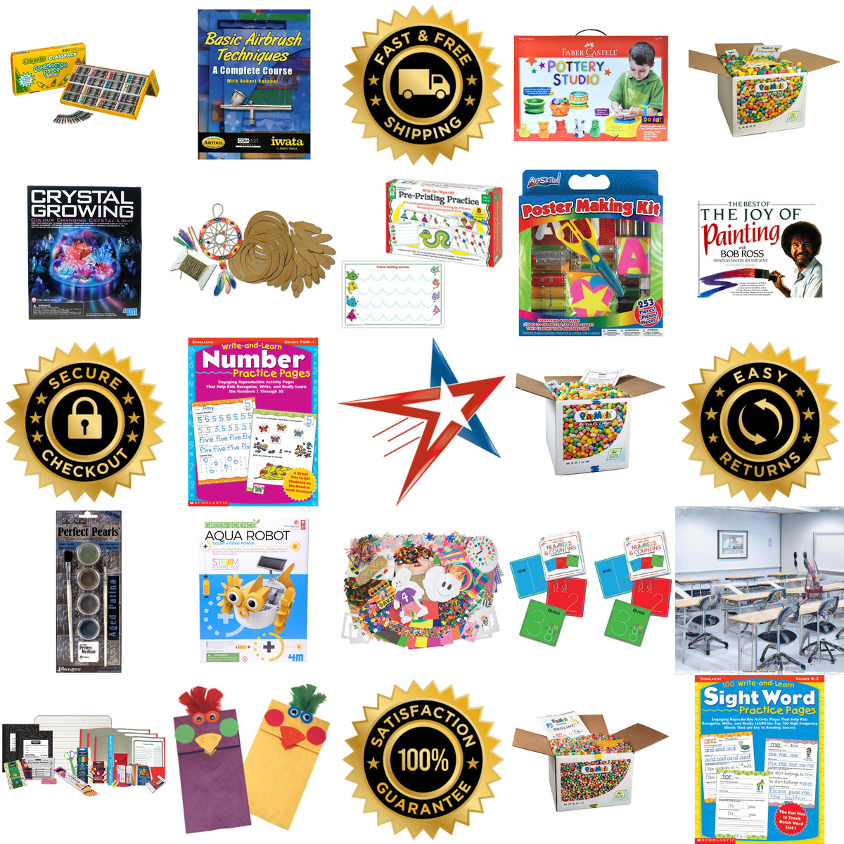 Millions of Products A selection of Classroom Art products on GoVets