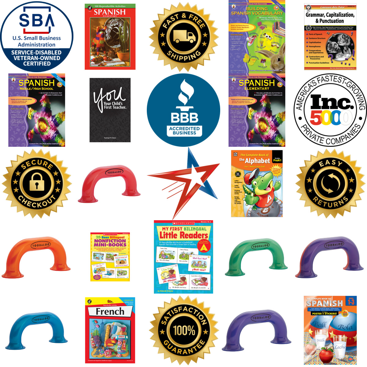 Millions of Products A selection of Classroom Language Arts products on GoVets