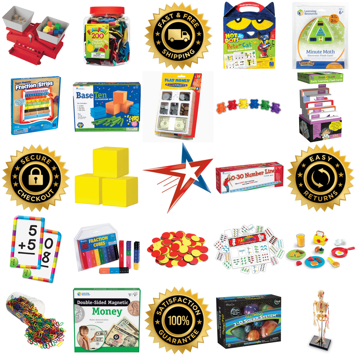 Millions of Products A selection of Classroom Math products on GoVets