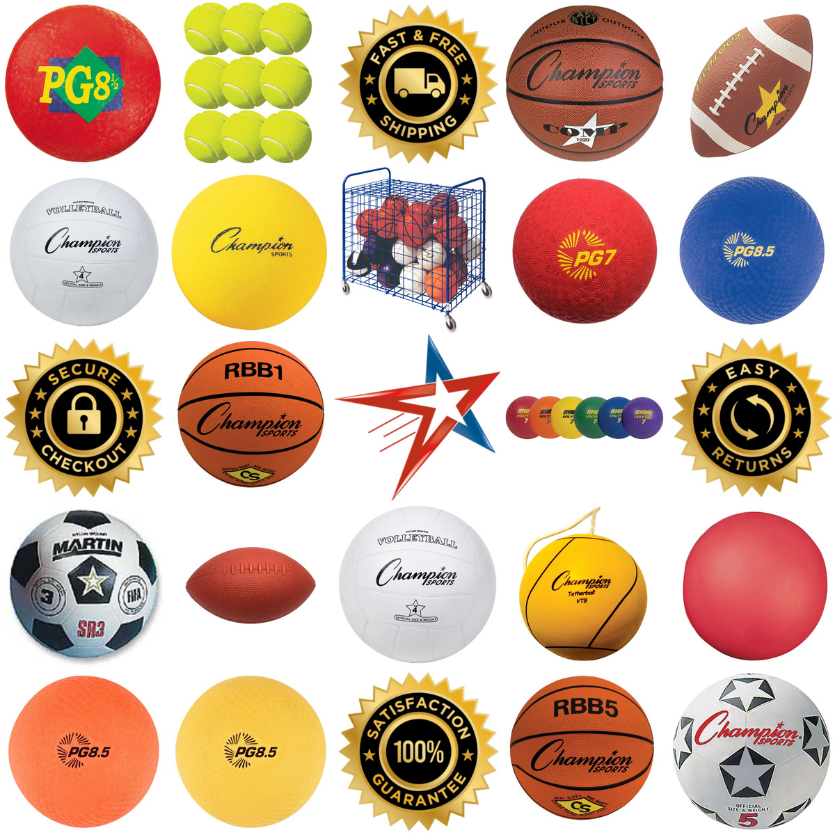 A selection of Balls products on GoVets