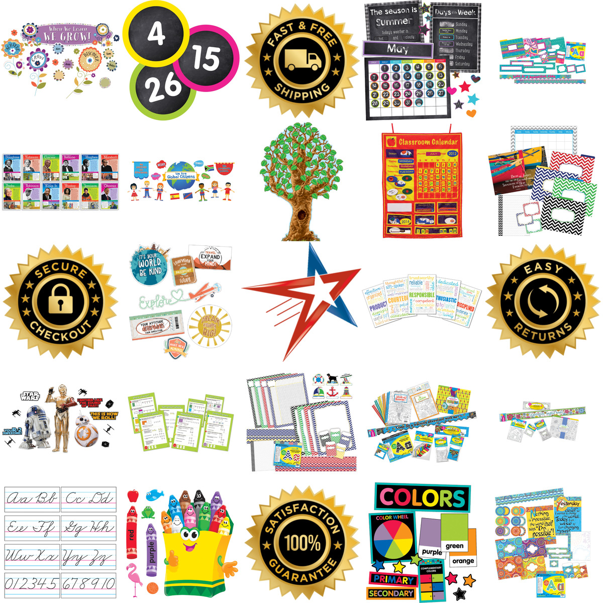 Millions of Products A selection of Bulletin Board Sets products on GoVets
