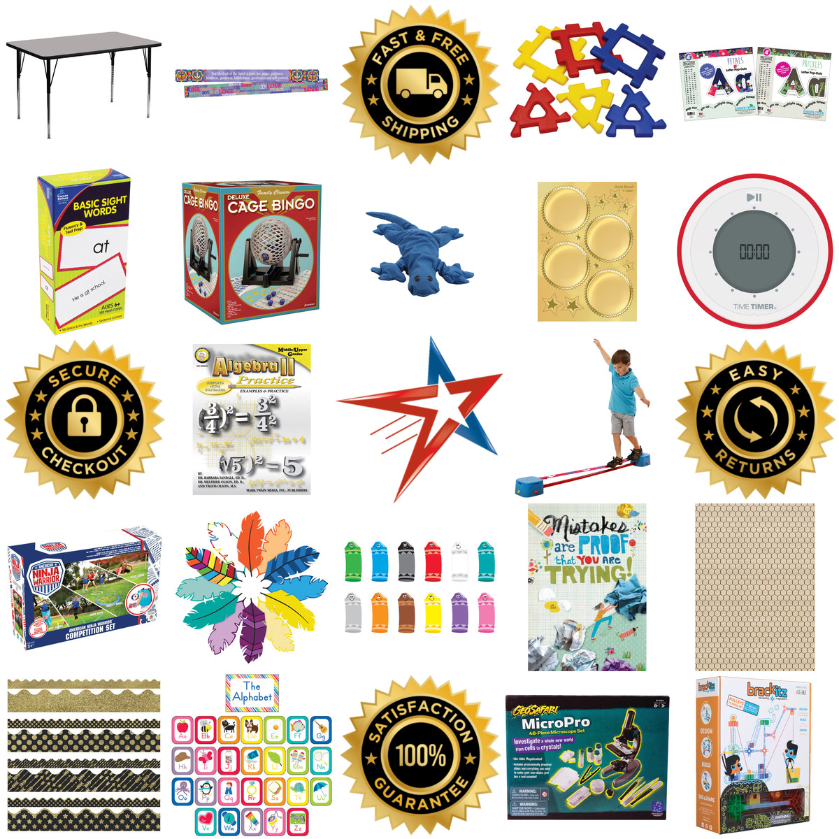 Millions of Products A selection of Teacher Supplies products on GoVets