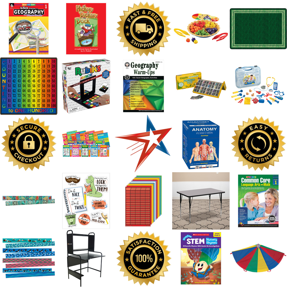 Millions of Products A selection of School Supplies products on GoVets