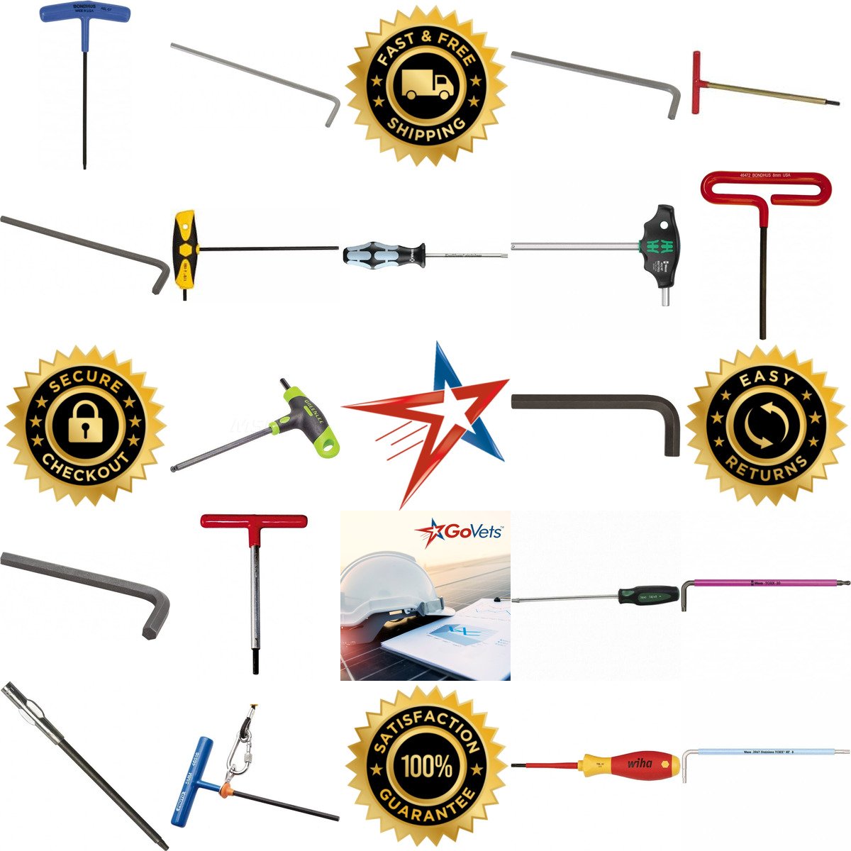 A selection of Hex and Torx Keys products on GoVets