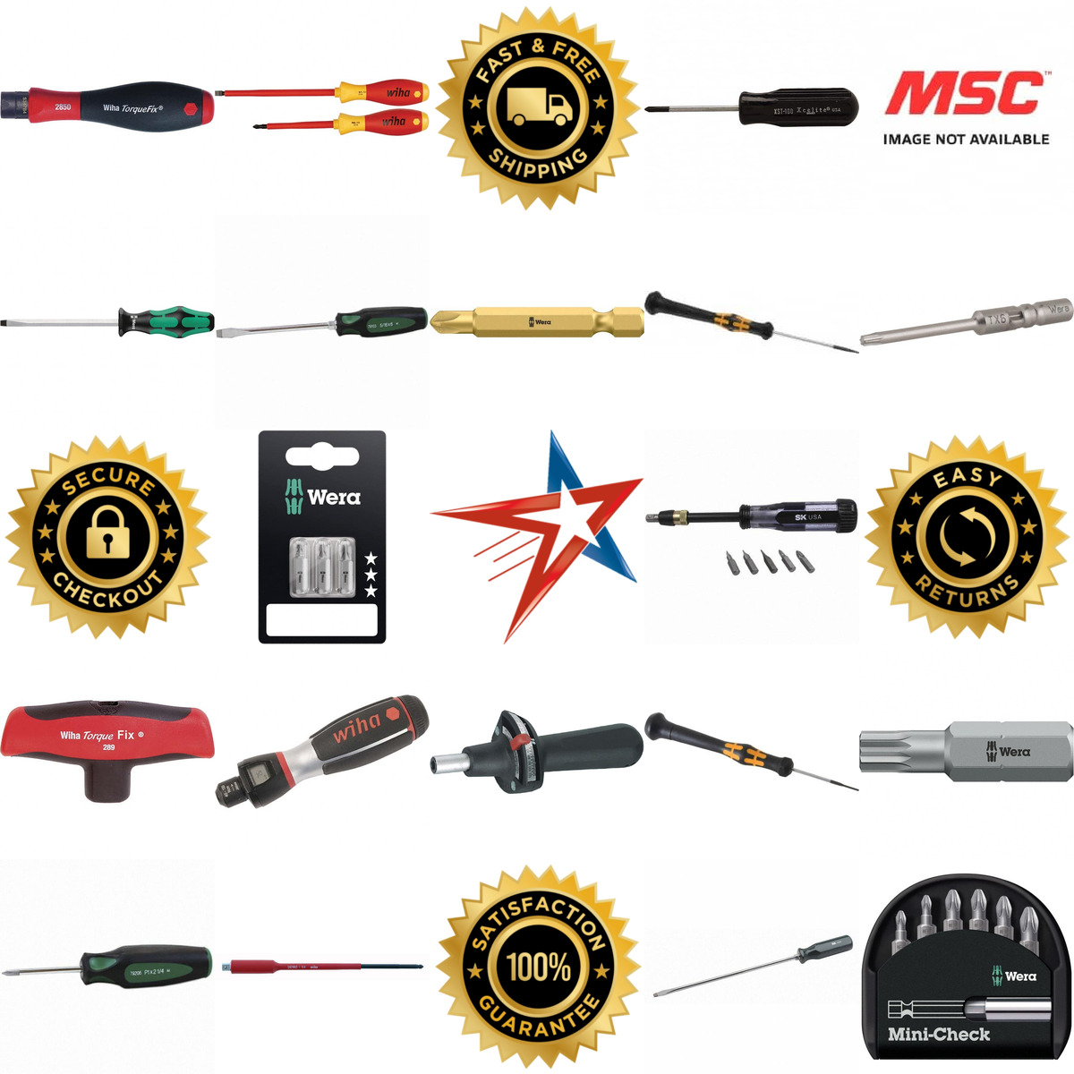 A selection of Torx Keys Drivers and Bits products on GoVets