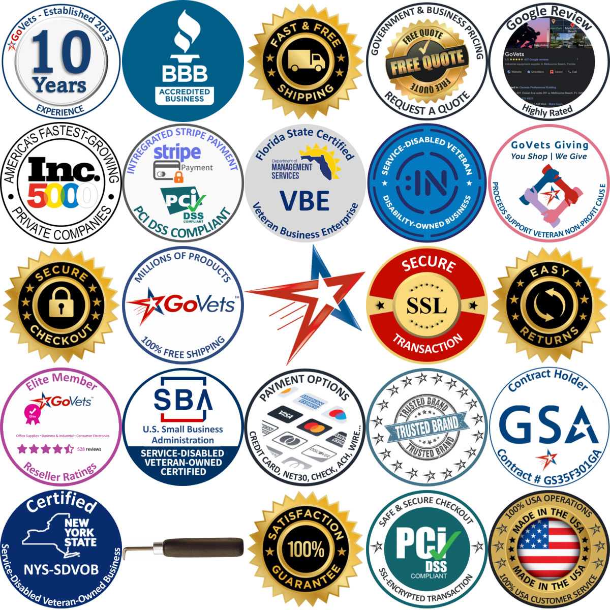 Millions of Products A selection of Hyde Tools products on GoVets