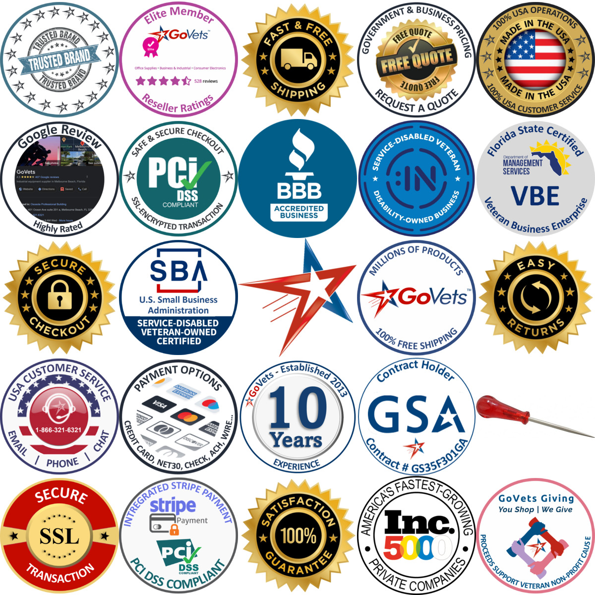 A selection of Wiha products on GoVets