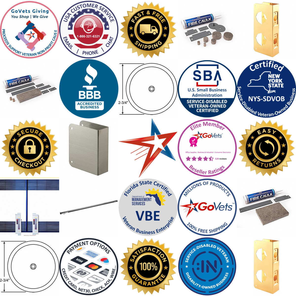 A selection of Door Protectors products on GoVets