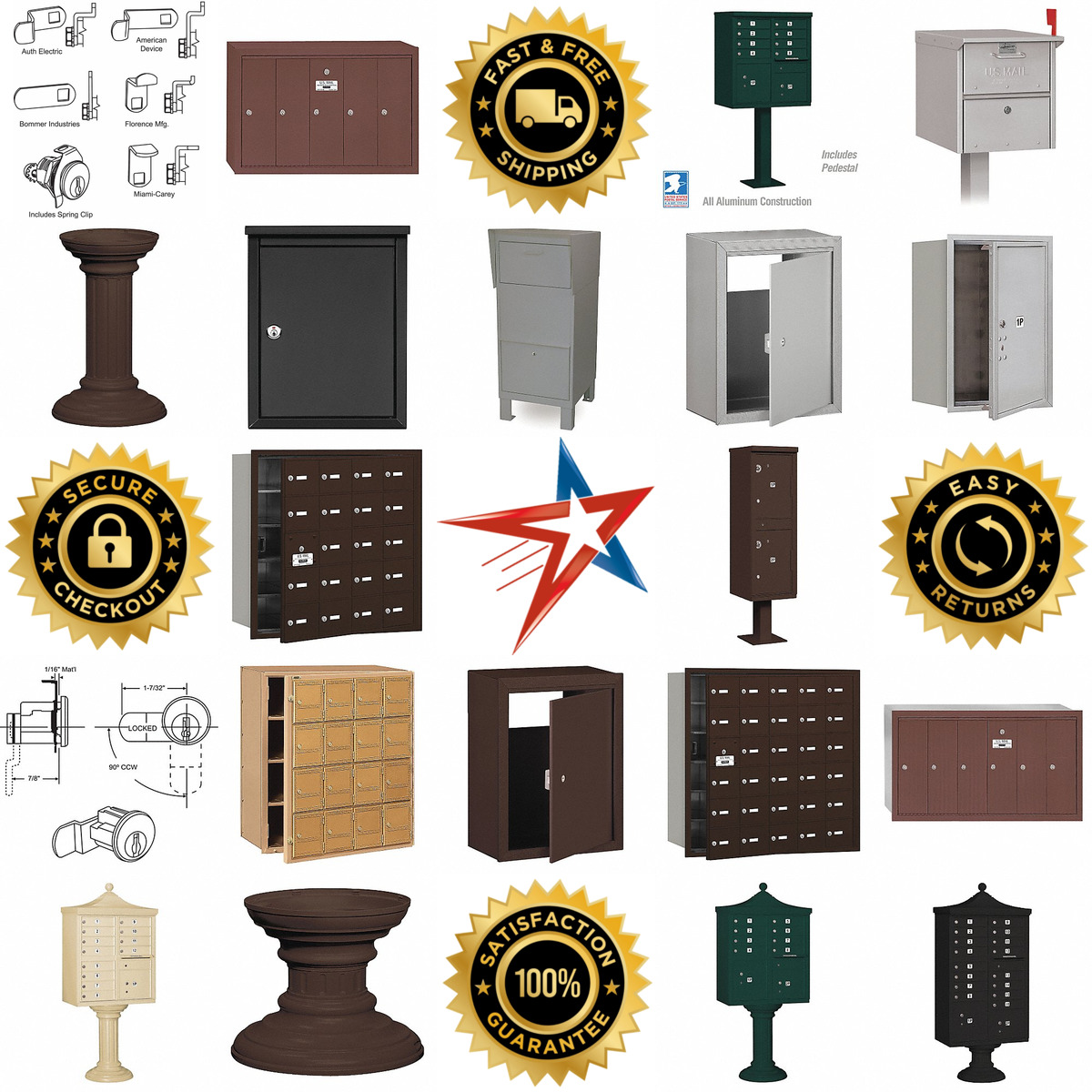 A selection of Mailboxes products on GoVets