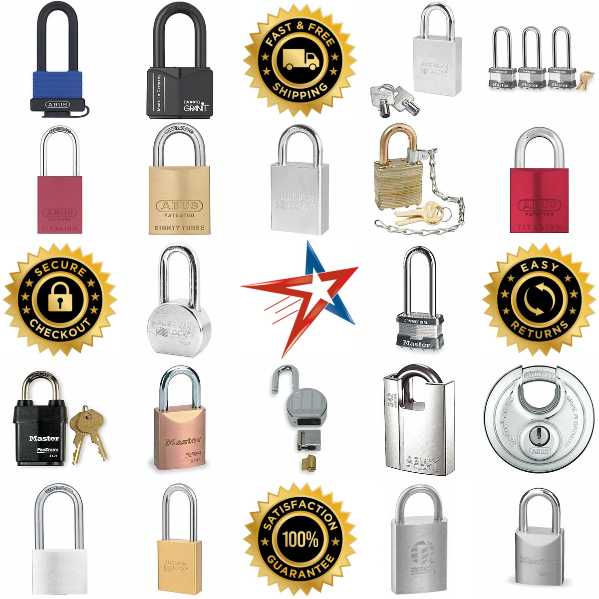 A selection of Keyed Padlocks products on GoVets