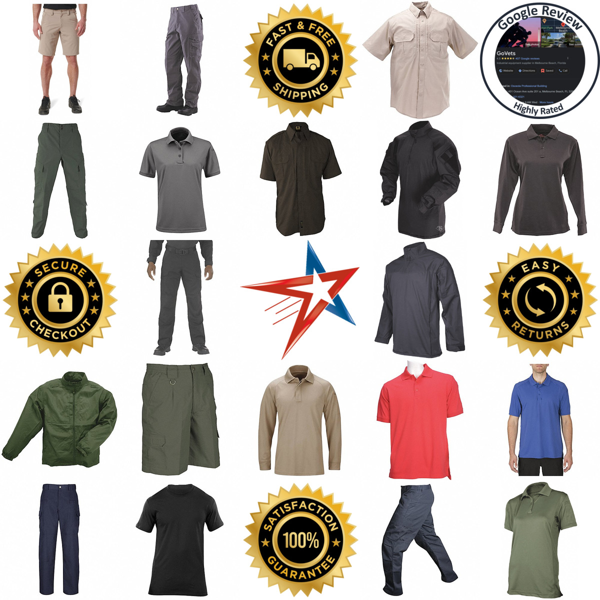 A selection of Police and Emt Uniforms products on GoVets