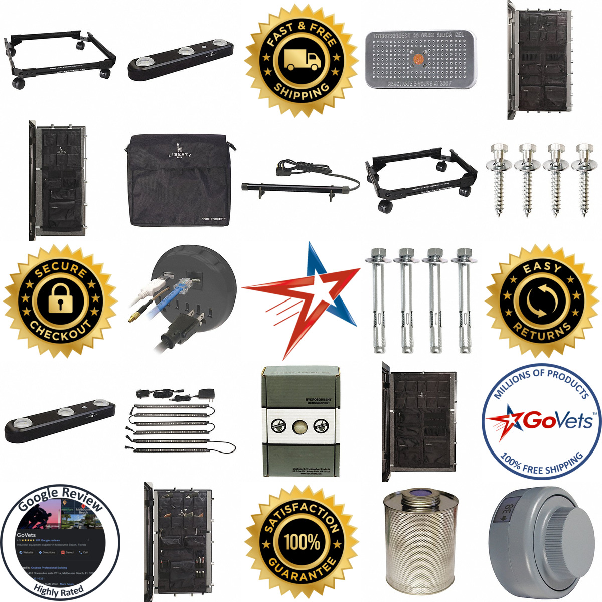 A selection of Safe and Security Cabinet Accessories products on GoVets