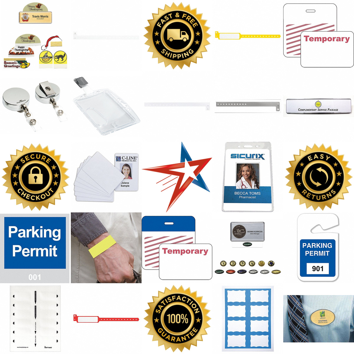 A selection of Security Identification Supplies products on GoVets
