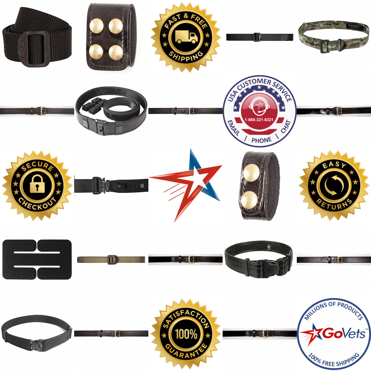 A selection of Duty Belts and Harnesses products on GoVets
