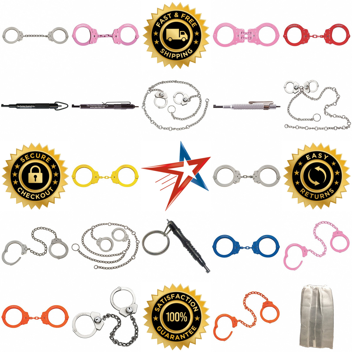 A selection of Handcuffs and Restraints products on GoVets