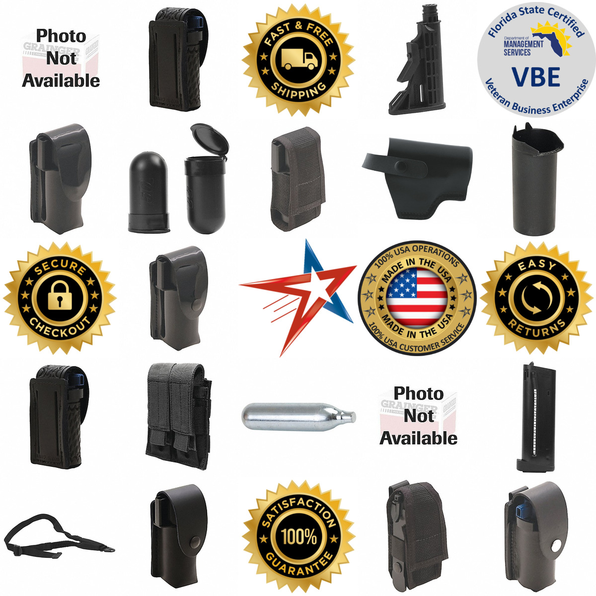 A selection of Pepper Spray Holsters and Accessories products on GoVets