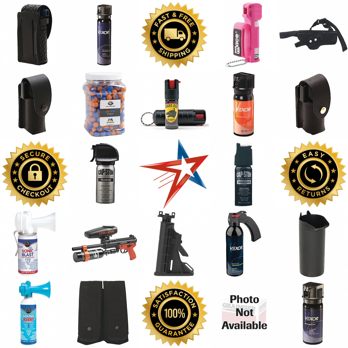 A selection of Self Defense products on GoVets