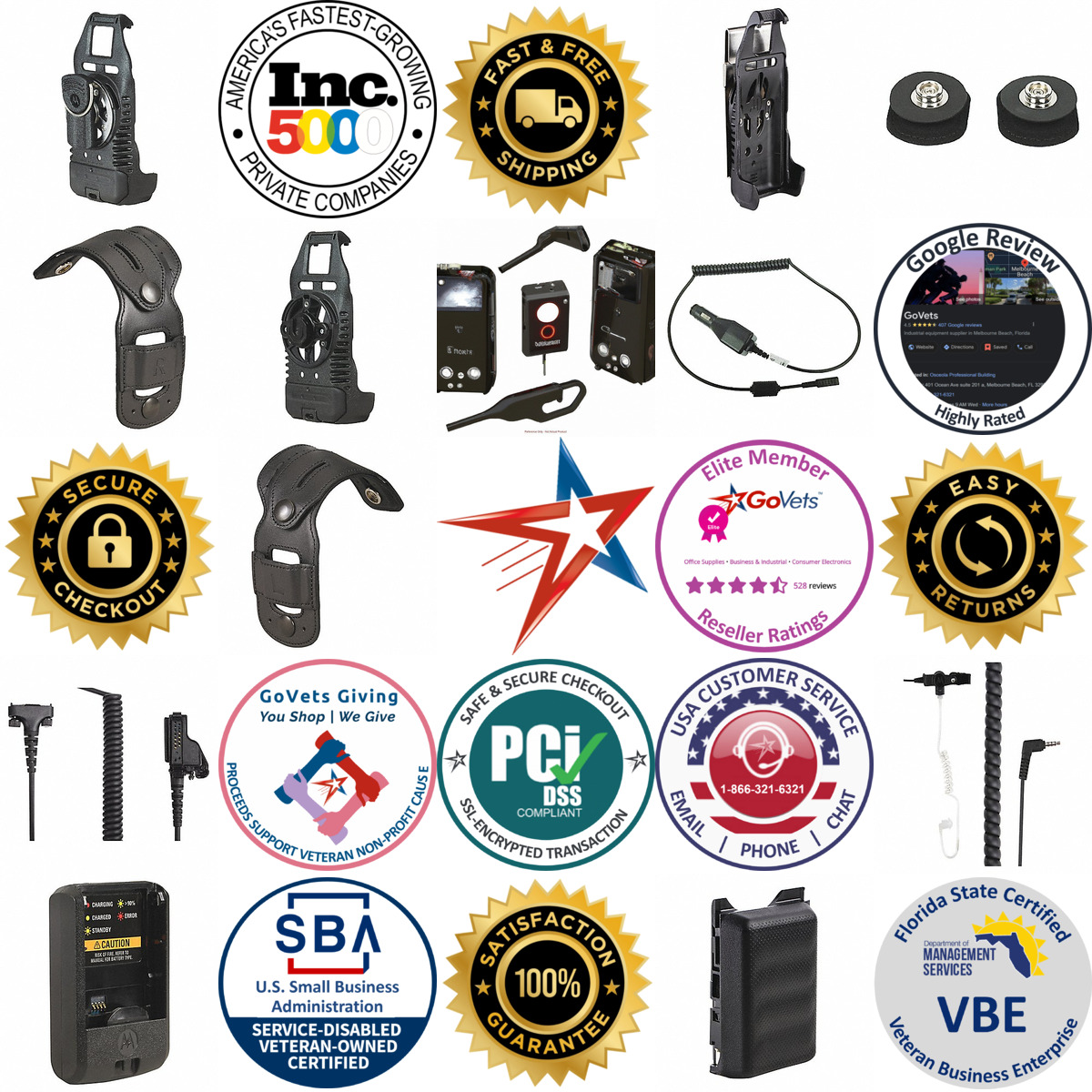 A selection of Two Way Radio Body Camera Systems products on GoVets