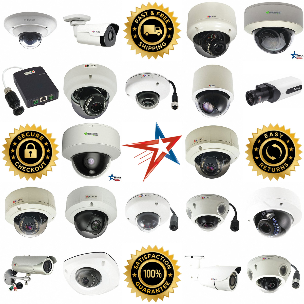 A selection of Network ip Video Cameras products on GoVets