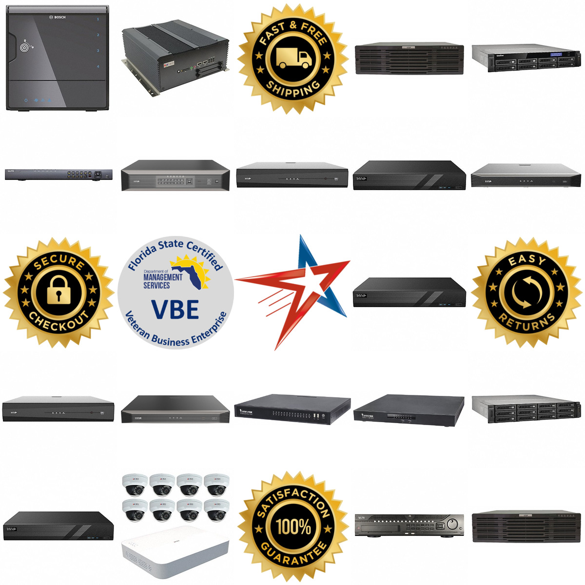 A selection of Network ip Video Recorders products on GoVets