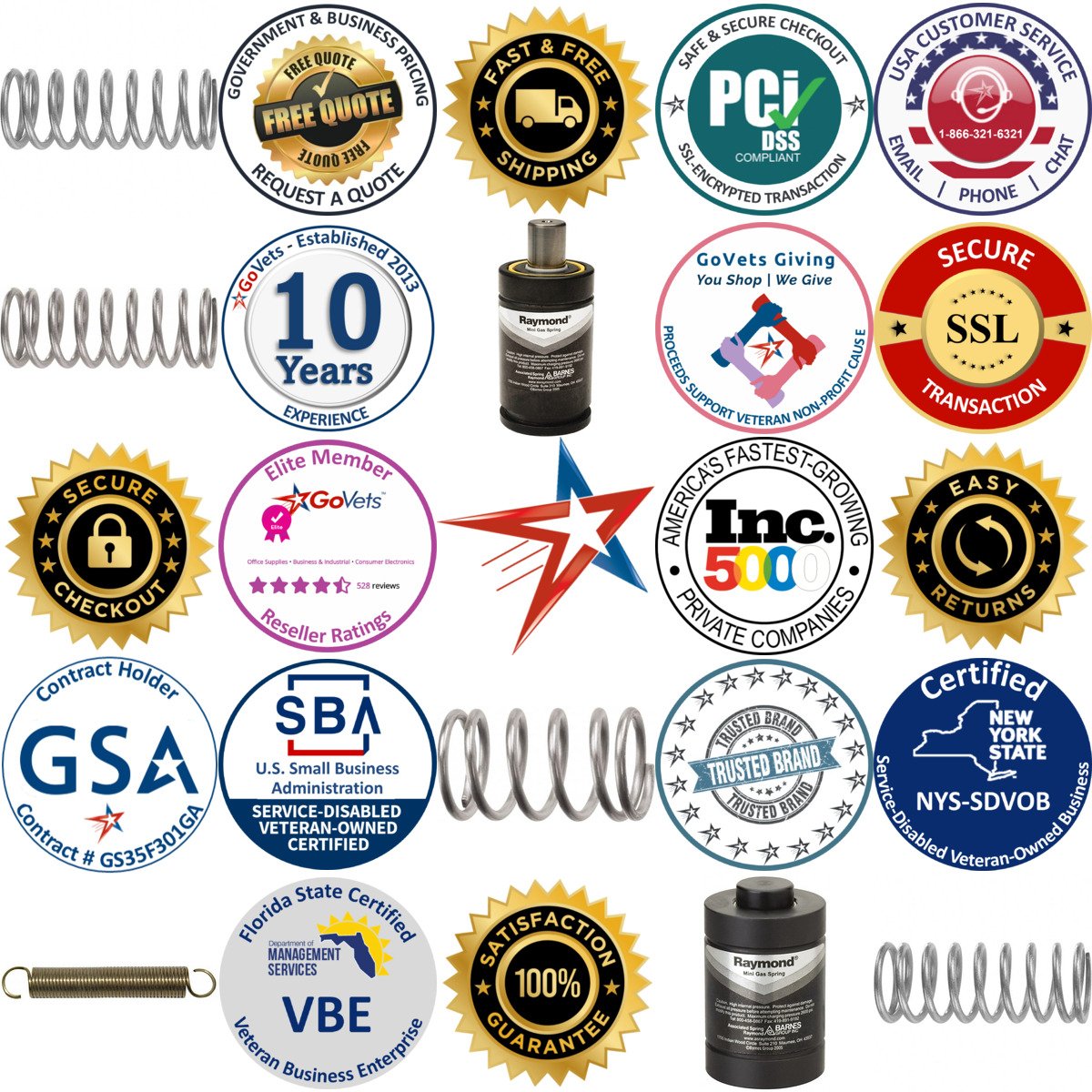 A selection of Shock Absorbers and Springs products on GoVets