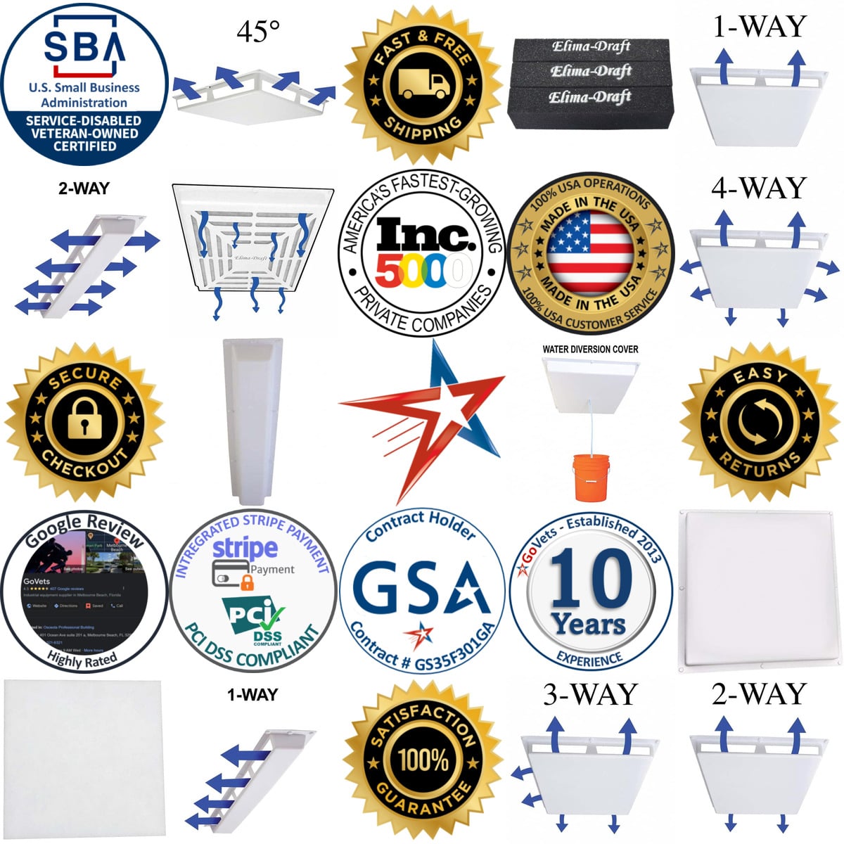 Millions of Products A selection of Elima Draft products on GoVets