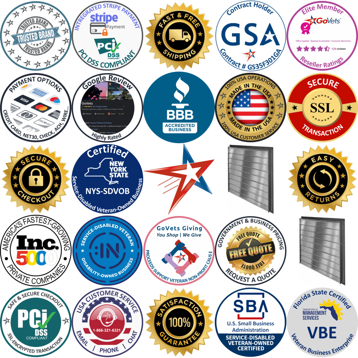 Millions of Products A selection of Msc products on GoVets