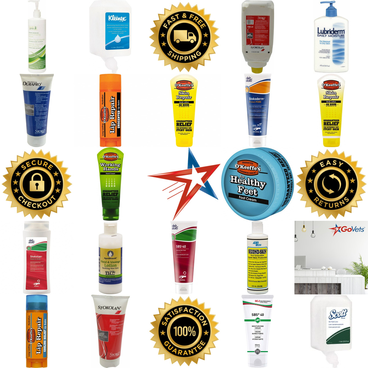 A selection of Hand and Body Lotions and Creams products on GoVets
