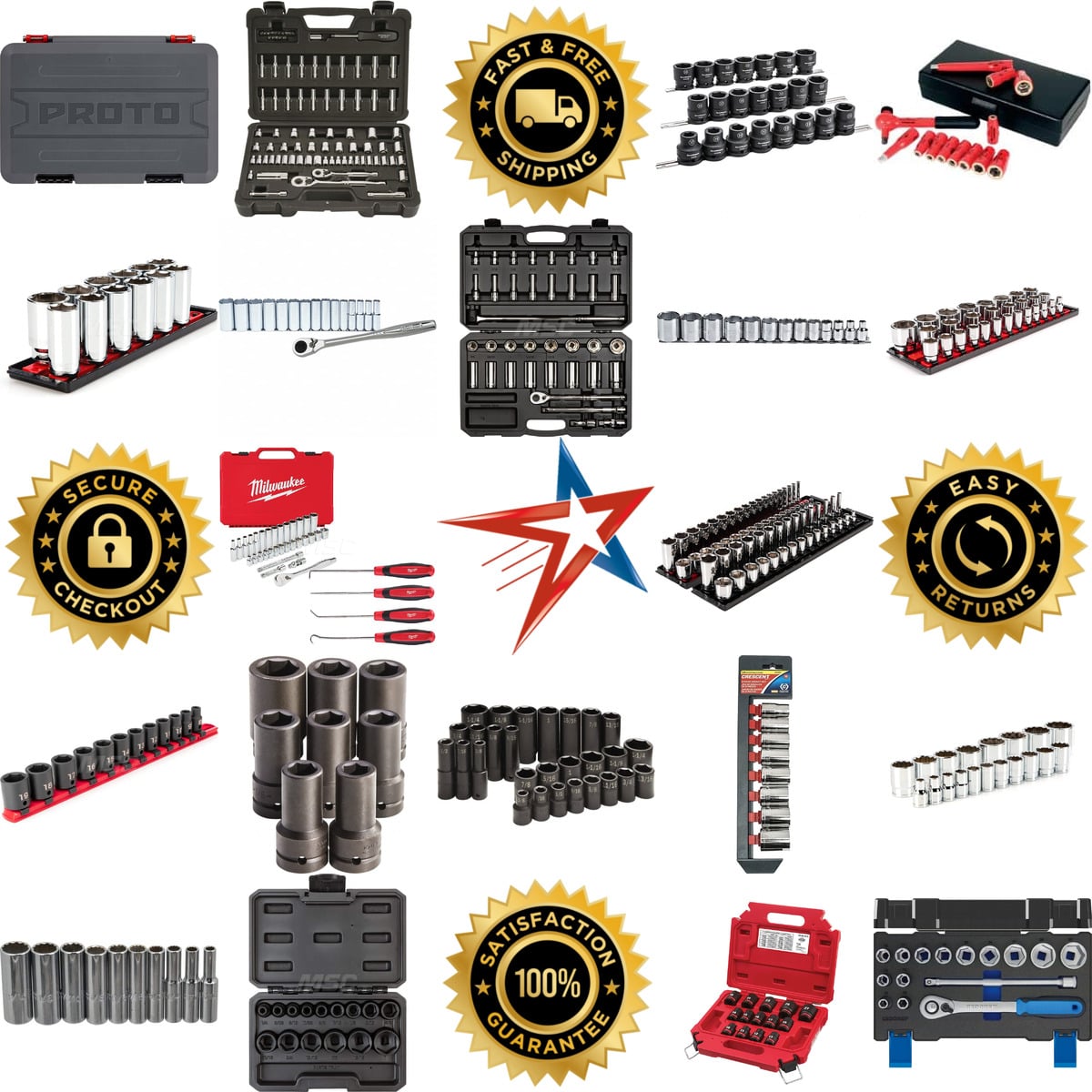 Millions of Products A selection of Socket Sets products on GoVets